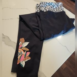 Adidas + Farm Rio Black Leggings  | Bought in Brazil